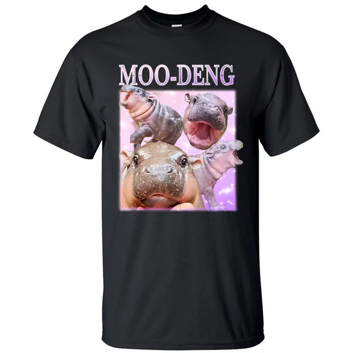 Moo Deng Baby Pygmy Hippos Thailand Tall T-Shirt