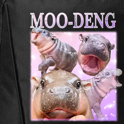 Moo Deng Baby Pygmy Hippos Thailand City Backpack