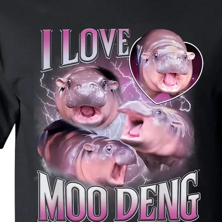 Moo Deng Baby Pygmy Hippos Thailand Tall T-Shirt