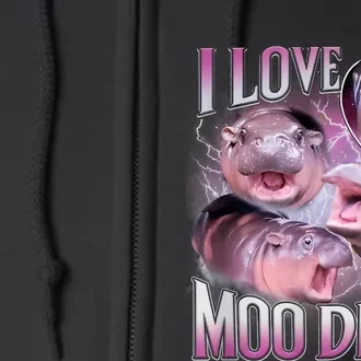 Moo Deng Baby Pygmy Hippos Thailand Full Zip Hoodie