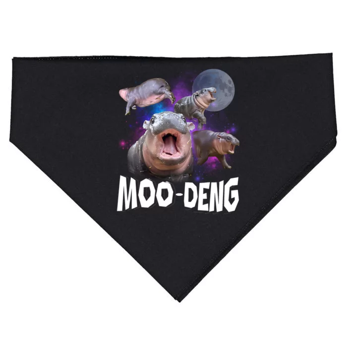 Moo Deng Baby Pygmy Hippos Thailand USA-Made Doggie Bandana