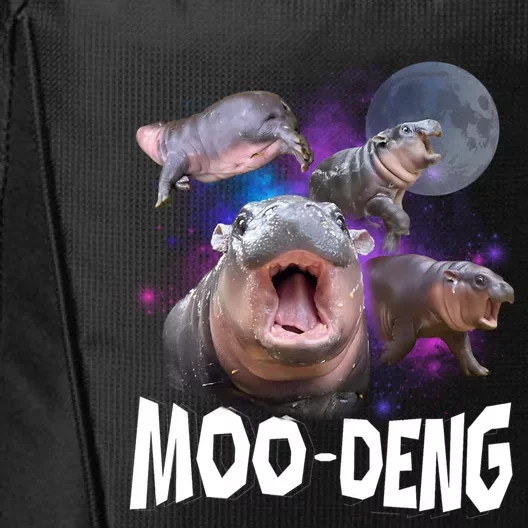 Moo Deng Baby Pygmy Hippos Thailand City Backpack