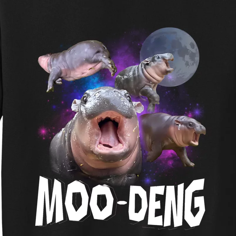 Moo Deng Baby Pygmy Hippos Thailand Tall Sweatshirt