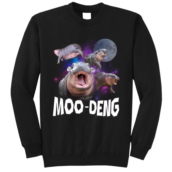 Moo Deng Baby Pygmy Hippos Thailand Tall Sweatshirt