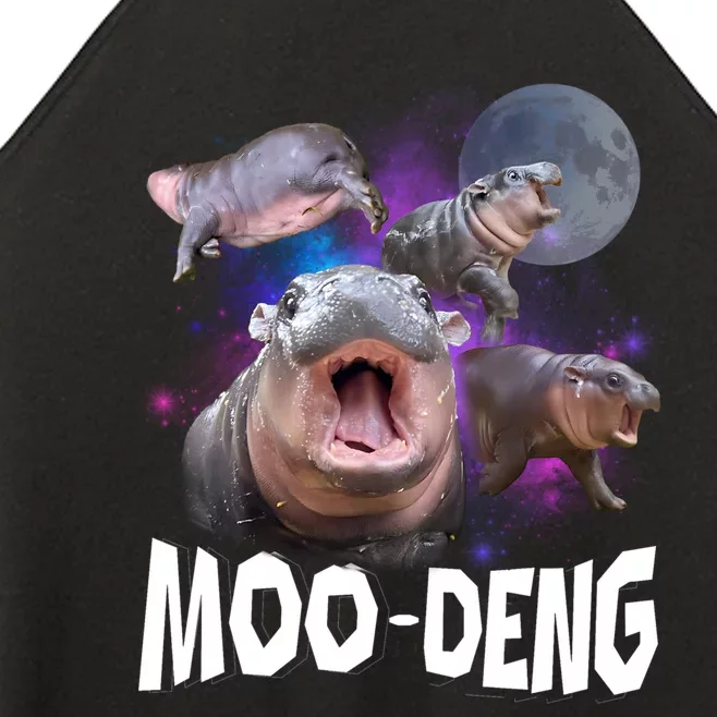 Moo Deng Baby Pygmy Hippos Thailand Women’s Perfect Tri Rocker Tank