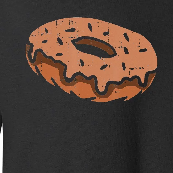 Melanin Donut Black History Month BLM Doughnut Sweet Dessert Toddler Sweatshirt