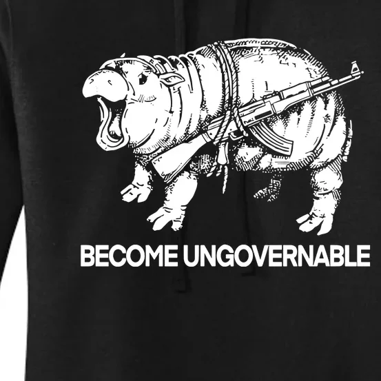 Moo Dang Become Ungovernable Women's Pullover Hoodie