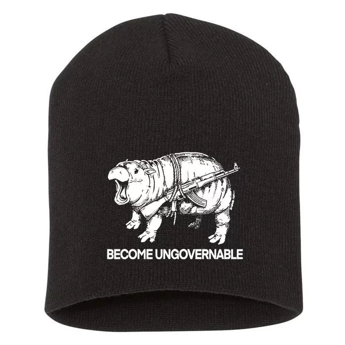 Moo Dang Become Ungovernable Short Acrylic Beanie