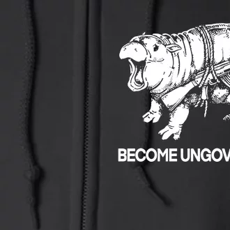 Moo Dang Become Ungovernable Full Zip Hoodie