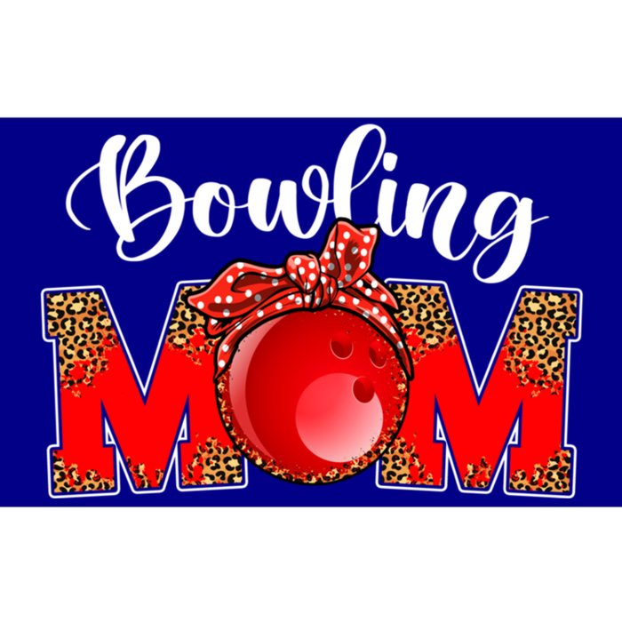 Mothers Day Bowling Mom Leopard Game Day Mom Life Cute Gift Bumper Sticker