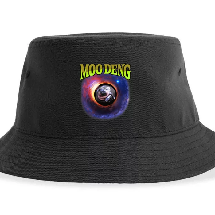 Moo Deng Baby Hippo Sustainable Bucket Hat