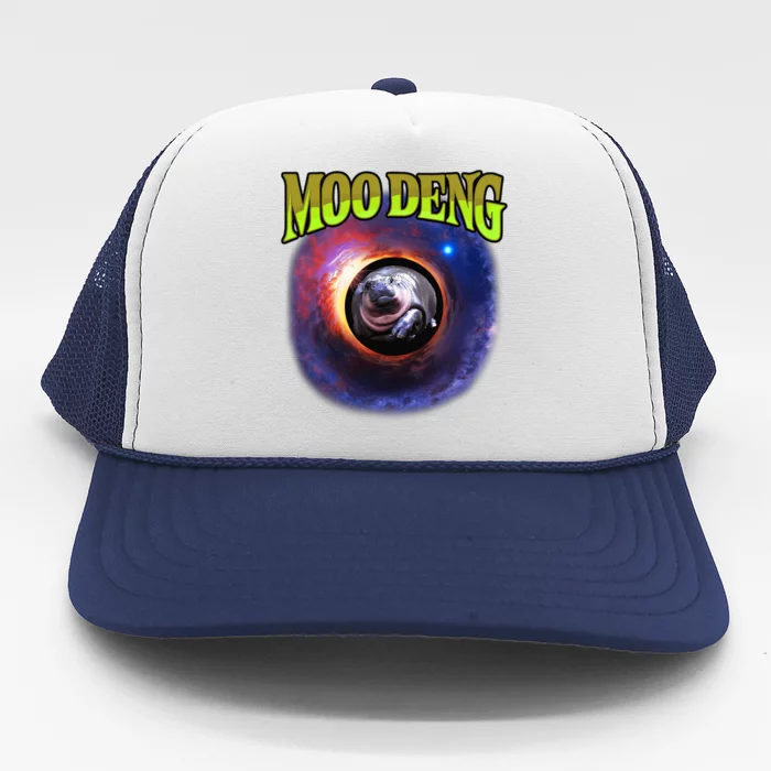 Moo Deng Baby Hippo Trucker Hat