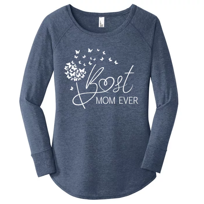 Mothers Day Best Mom Ever Gifts From Daughter Son Mom Women's Perfect Tri Tunic Long Sleeve Shirt