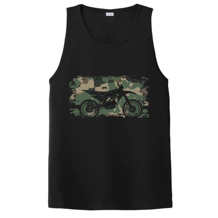 Motocross Dirt Bike Apparel Gift Dirt Bike Motocross Gift Performance Tank