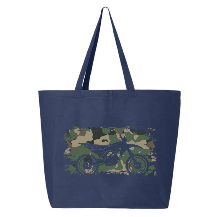 Motocross Dirt Bike Apparel Gift Dirt Bike Motocross Gift 25L Jumbo Tote