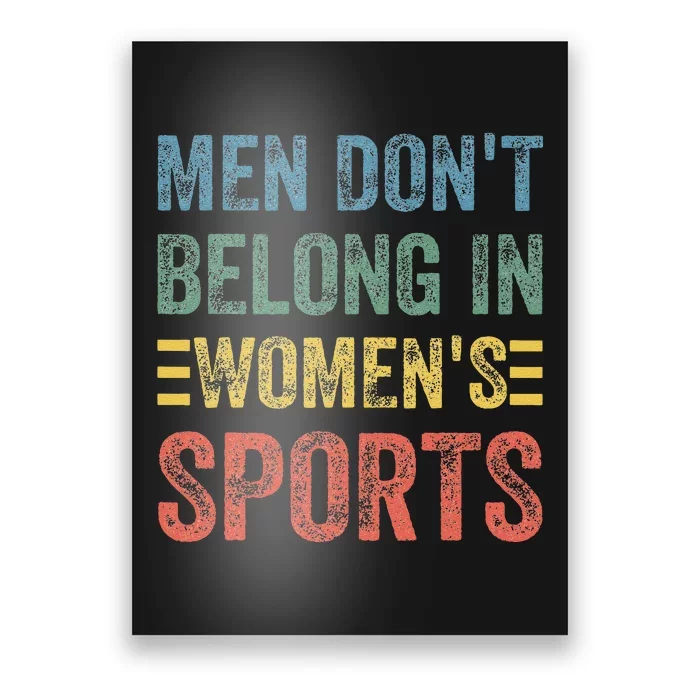 Me.N Dont Belong In Sports Poster