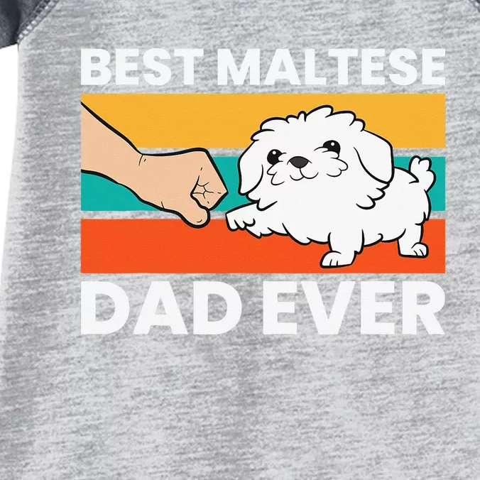 Maltese Dad Best Maltese Dad Ever Infant Baby Jersey Bodysuit