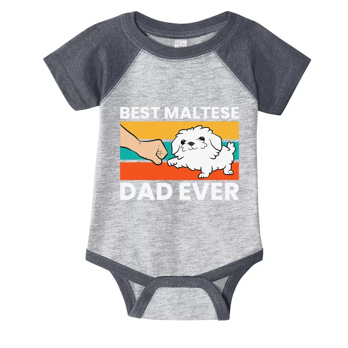 Maltese Dad Best Maltese Dad Ever Infant Baby Jersey Bodysuit