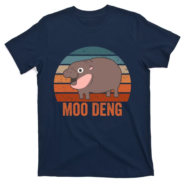 Moo Deng Baby Hippo Zoo Baby Hippo Vintage T-Shirt