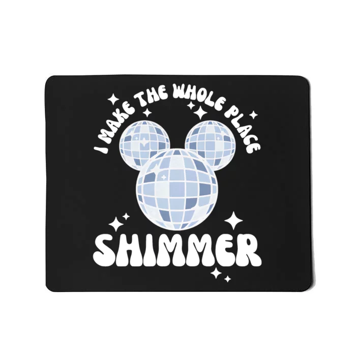 Mouse Disco Ball Make The Whole Place Shimmer Eras Tour Mousepad