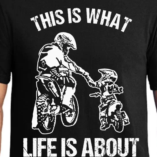 Motocross Dirt Bike Dad Motorcycle Biker Father Pajama Set