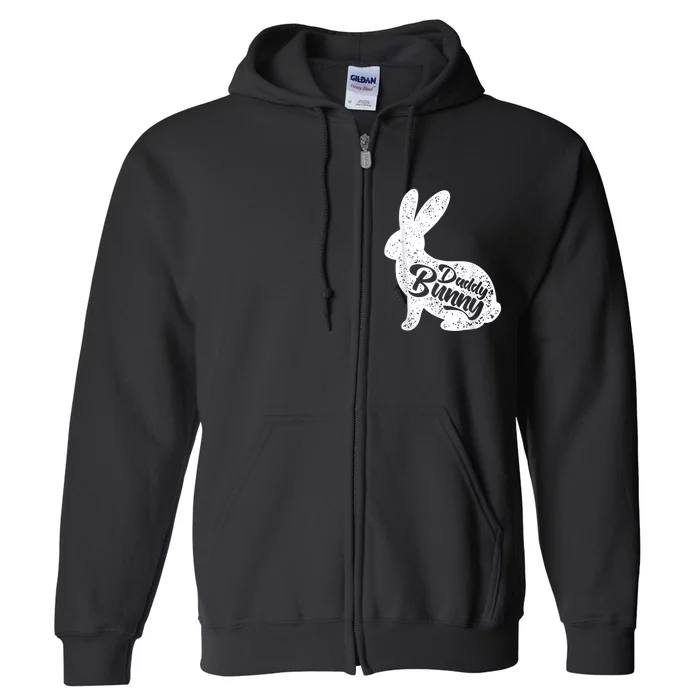 m.e.n.s Dad Bunny Easter Day Cute Rabbit Daddy Papa Father Day Full Zip Hoodie