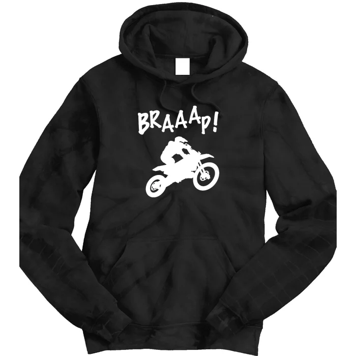 Motocross Dirt Bike Braaap Gift Tie Dye Hoodie