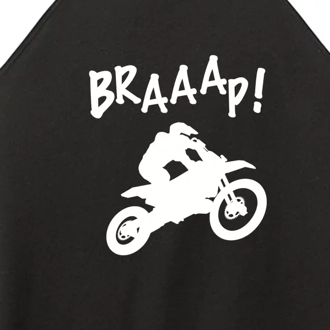 Motocross Dirt Bike Braaap Gift Women’s Perfect Tri Rocker Tank