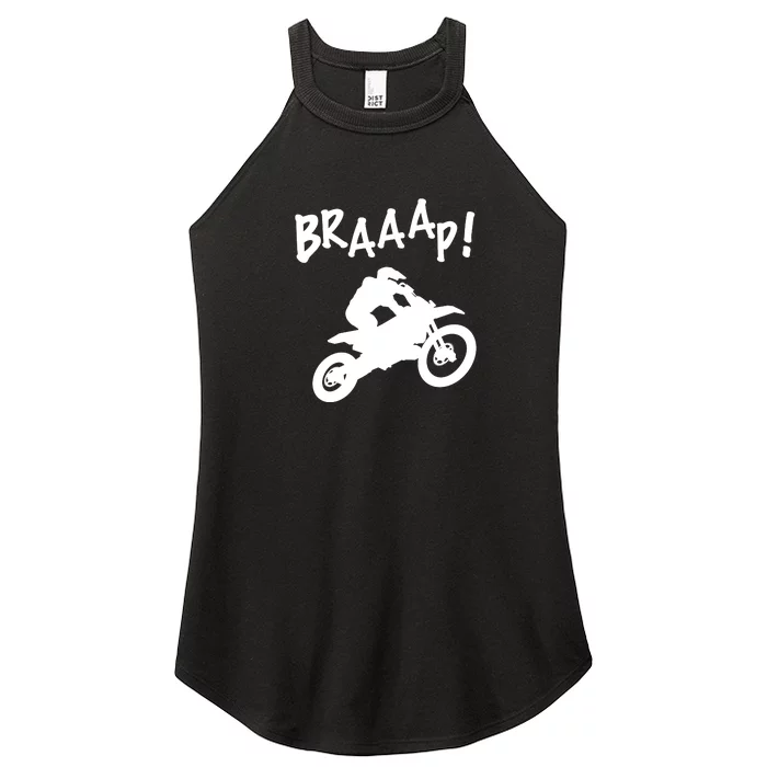 Motocross Dirt Bike Braaap Gift Women’s Perfect Tri Rocker Tank