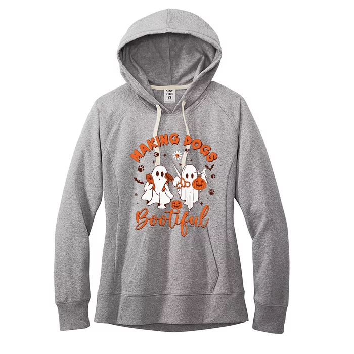 Making Dogs Bootiful Halloween Women's Fleece Hoodie