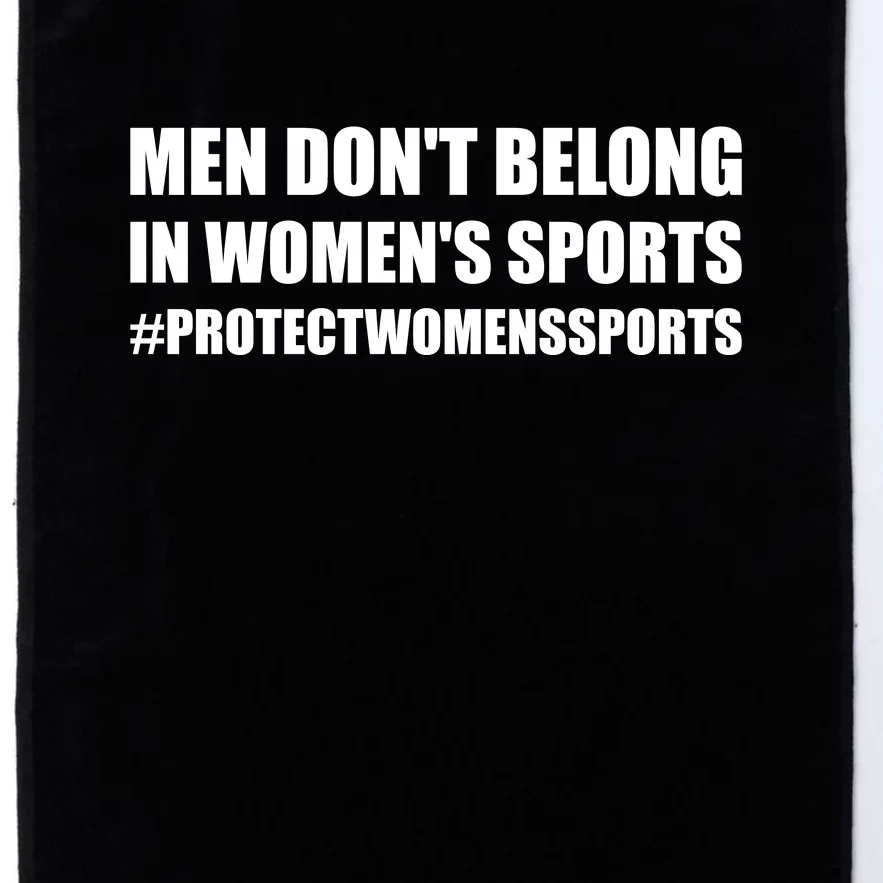 Men Dont Belong In Womens Sports | Protect Womens Sports | Riley Gaines Platinum Collection Golf Towel