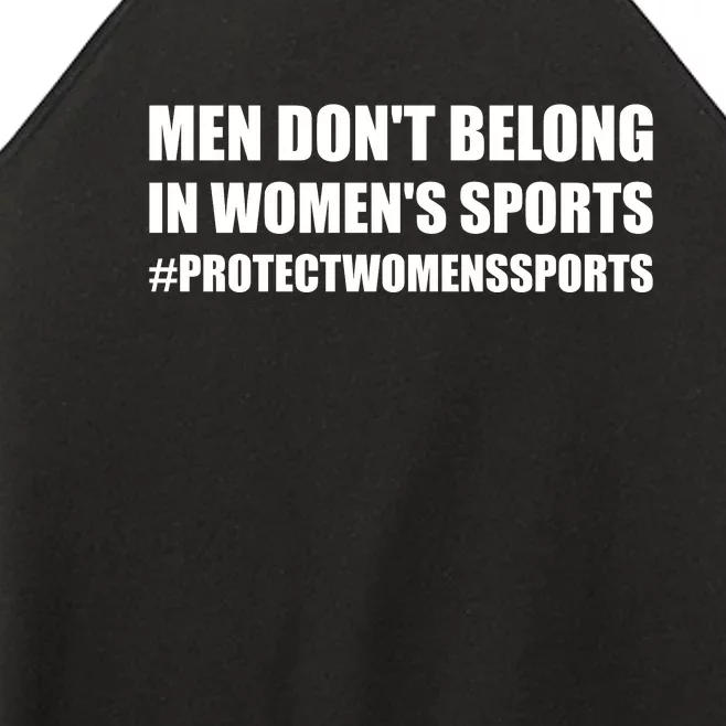 Men Dont Belong In Womens Sports | Protect Womens Sports | Riley Gaines Women’s Perfect Tri Rocker Tank