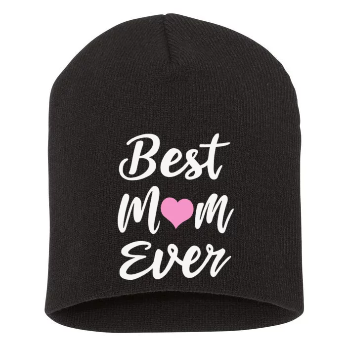 Mothers Day Best Mom Ever Gifts From Daughter Son Mom Short Acrylic Beanie