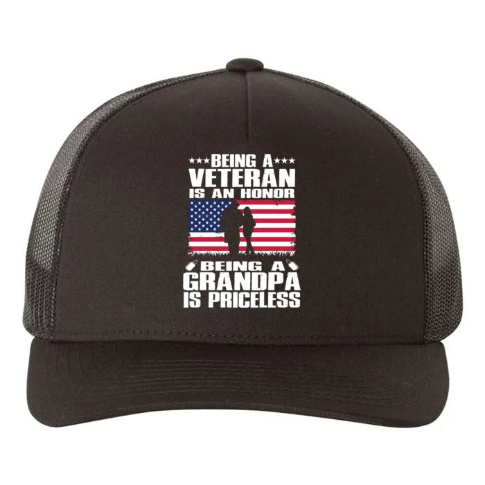 Memorial Day Being A Grandpa Is Priceless Yupoong Adult 5-Panel Trucker Hat