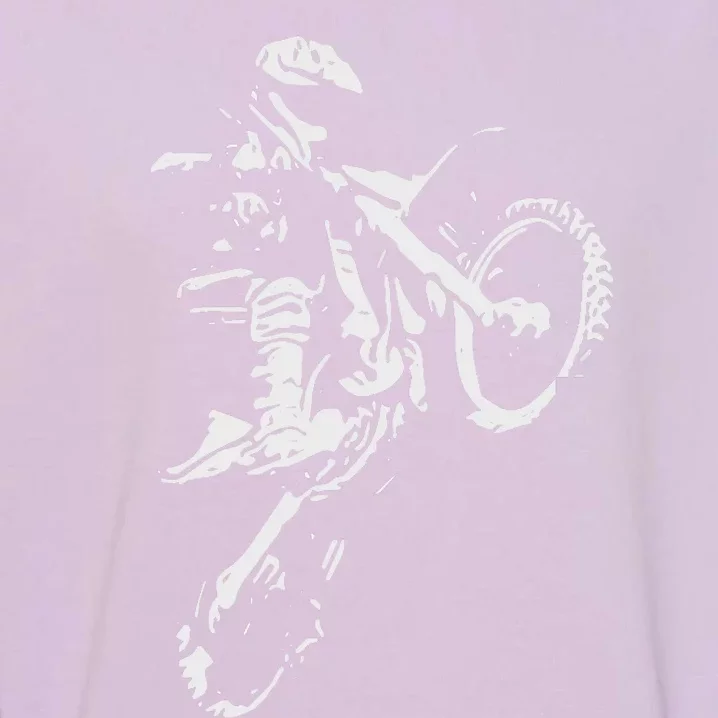 Motocross Dirt Bike Garment-Dyed Sweatshirt