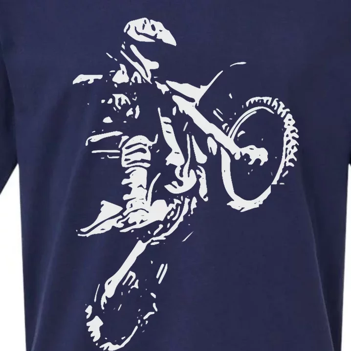 Motocross Dirt Bike Sueded Cloud Jersey T-Shirt