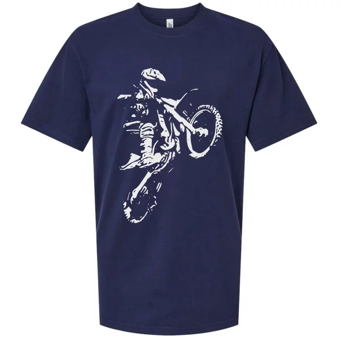 Motocross Dirt Bike Sueded Cloud Jersey T-Shirt