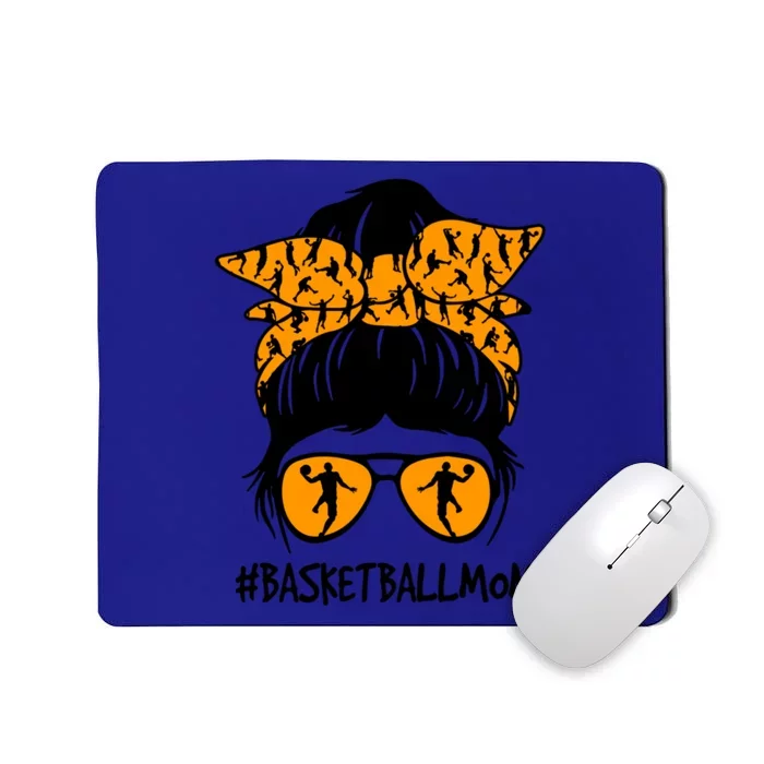 Mother's Day Basketball Mom Messy Bun Funny Sports Lover Gift Mousepad