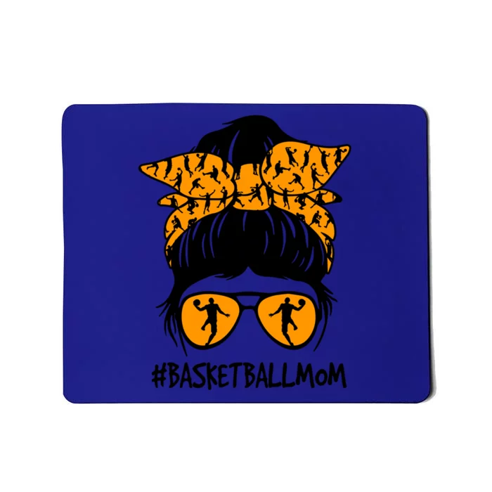 Mother's Day Basketball Mom Messy Bun Funny Sports Lover Gift Mousepad