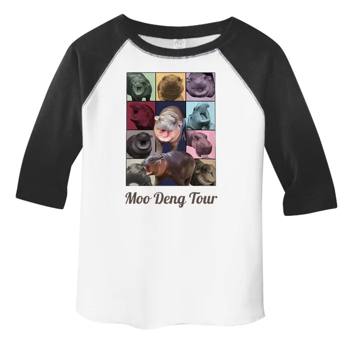 Moo Deng Baby Hippo Moo Deng Bouncy Cute Moo Dang Toddler Fine Jersey T-Shirt