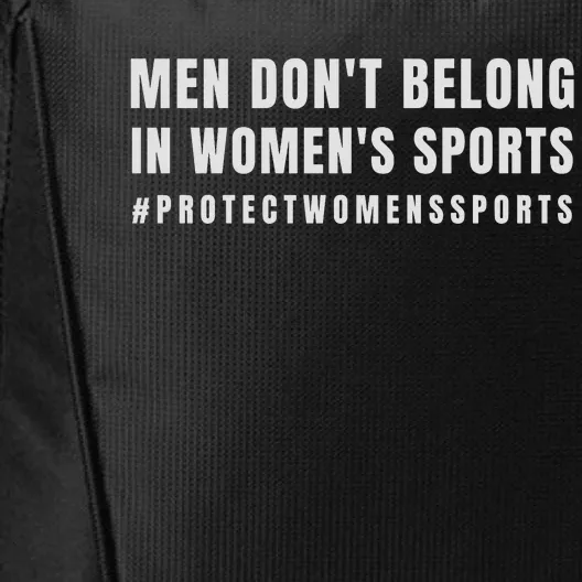 Men Dont Belong Protect Womens Sports City Backpack