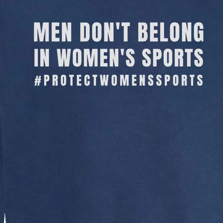 Men Dont Belong Protect Womens Sports Garment-Dyed Sweatshirt