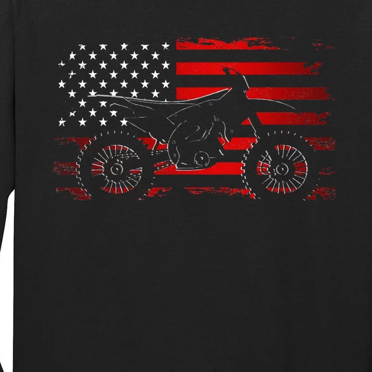 Motocross Dirt Bike Apparel Dirt Bike Motocross Tall Long Sleeve T-Shirt