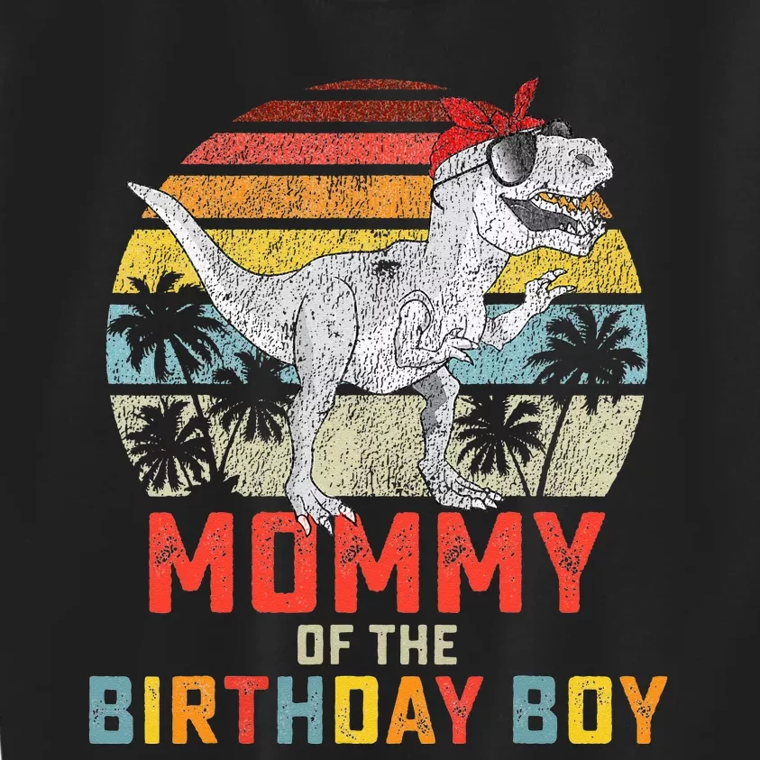 Mommy Dinosaur Birthday Mom Matching Family Kids Sweatshirt