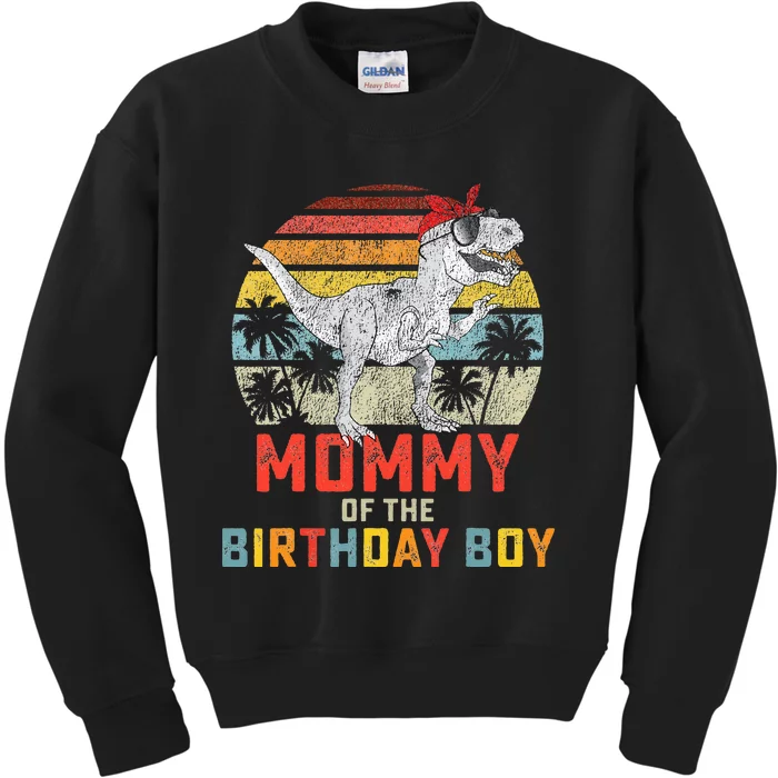 Mommy Dinosaur Birthday Mom Matching Family Kids Sweatshirt