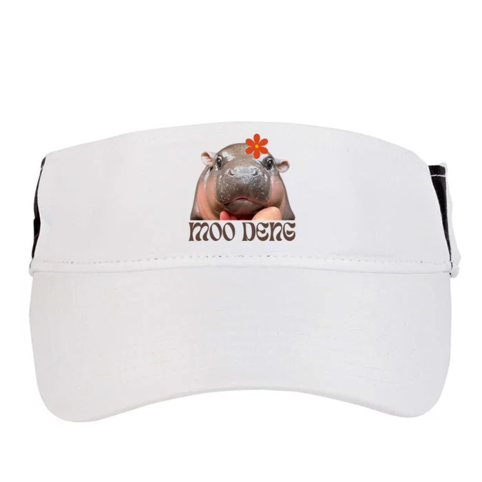 Moo Deng Bouncy Pig In Thai Picture The Cute Baby Hippo Adult Drive Performance Visor