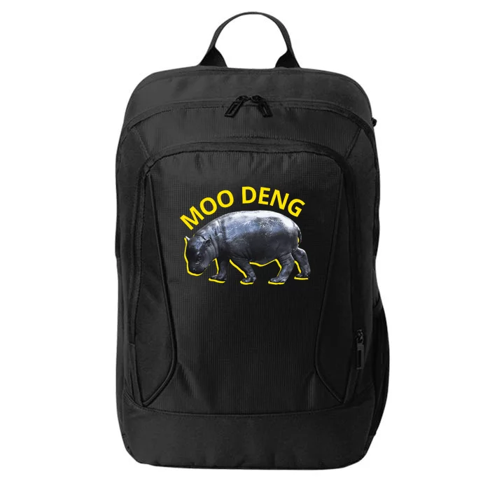 Moo Deng Baby Hippo City Backpack