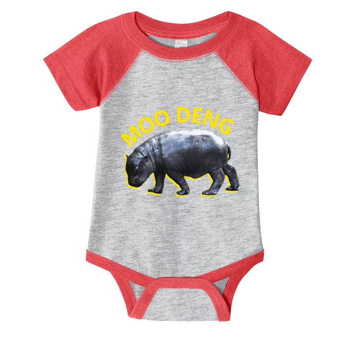 Moo Deng Baby Hippo Infant Baby Jersey Bodysuit