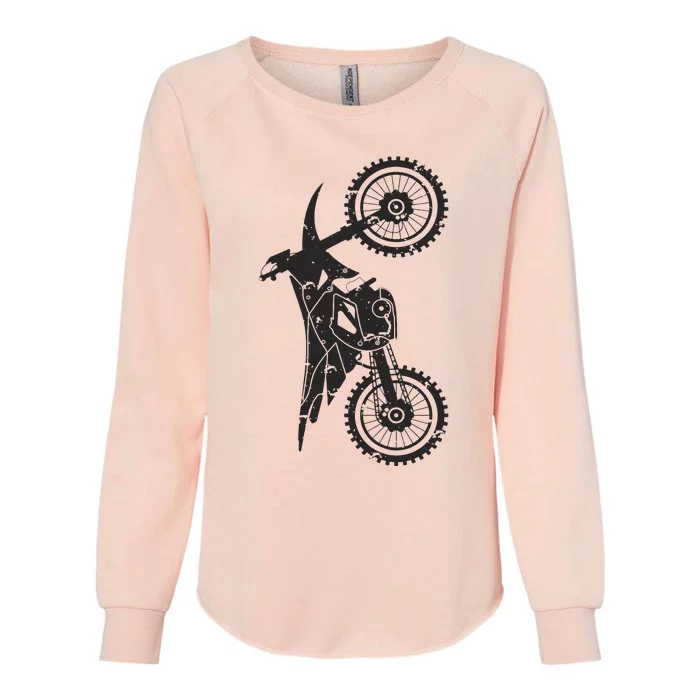 Motocross Dirt Bike Apparel Dirt Bike Motocross Womens California Wash Sweatshirt