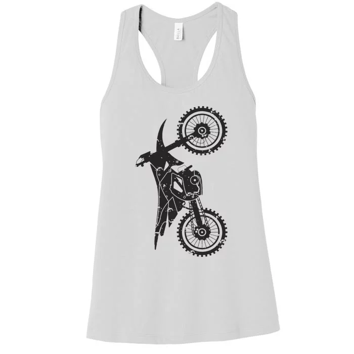 Motocross Dirt Bike Apparel Dirt Bike Motocross Women's Racerback Tank